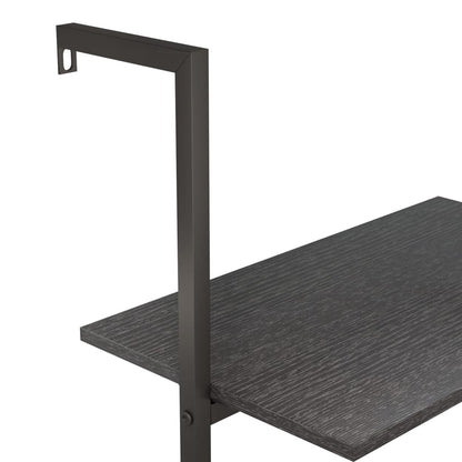 Scaffale Pendente a 3 Livelli Nero 64x35x120,5 cm | homemem39