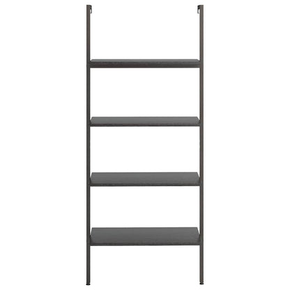 Scaffale Pendente a 4 Livelli Nero 64x35x152,5 cm