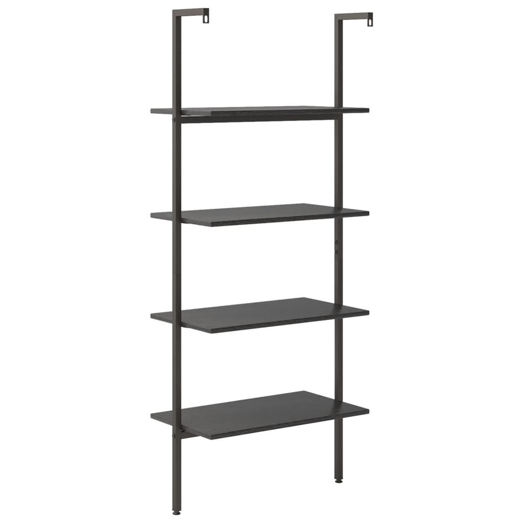Scaffale Pendente a 4 Livelli Nero 64x35x152,5 cm | homemem39