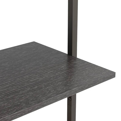 Scaffale Pendente a 4 Livelli Nero 64x35x152,5 cm | homemem39