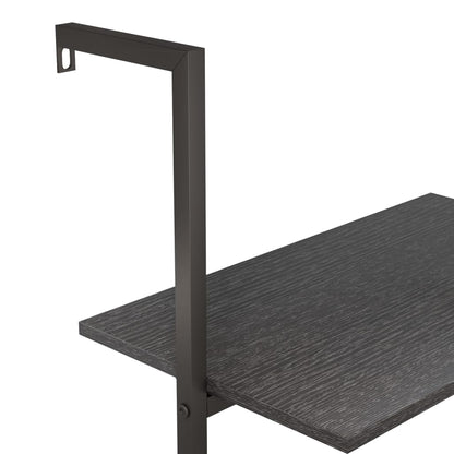 Scaffale Pendente a 4 Livelli Nero 64x35x152,5 cm | homemem39