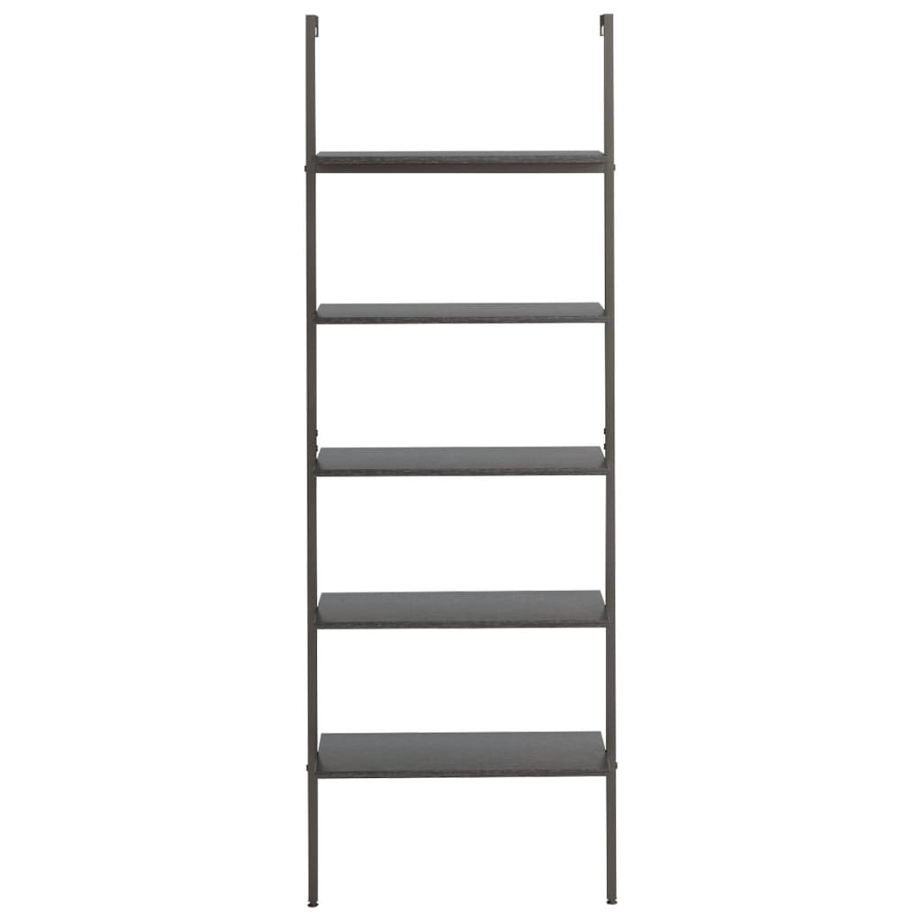 Scaffale Pendente a 5 Livelli Nero 64x35x185 cm | homemem39