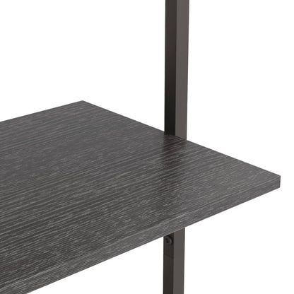 Scaffale Pendente a 5 Livelli Nero 64x35x185 cm | homemem39