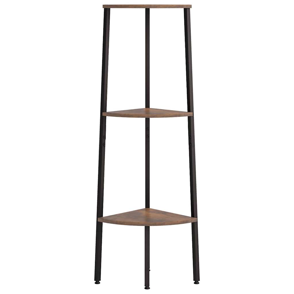 Scaffale Angolare 3 Livelli 45,5x31,5x120cm