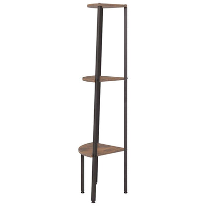 Scaffale Angolare 3 Livelli 45,5x31,5x120cm
