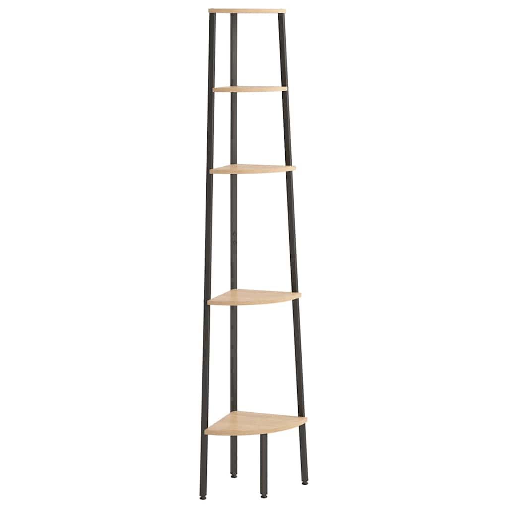 Scaffale Angolare 5 Livelli 45,5x31,5x180 cm