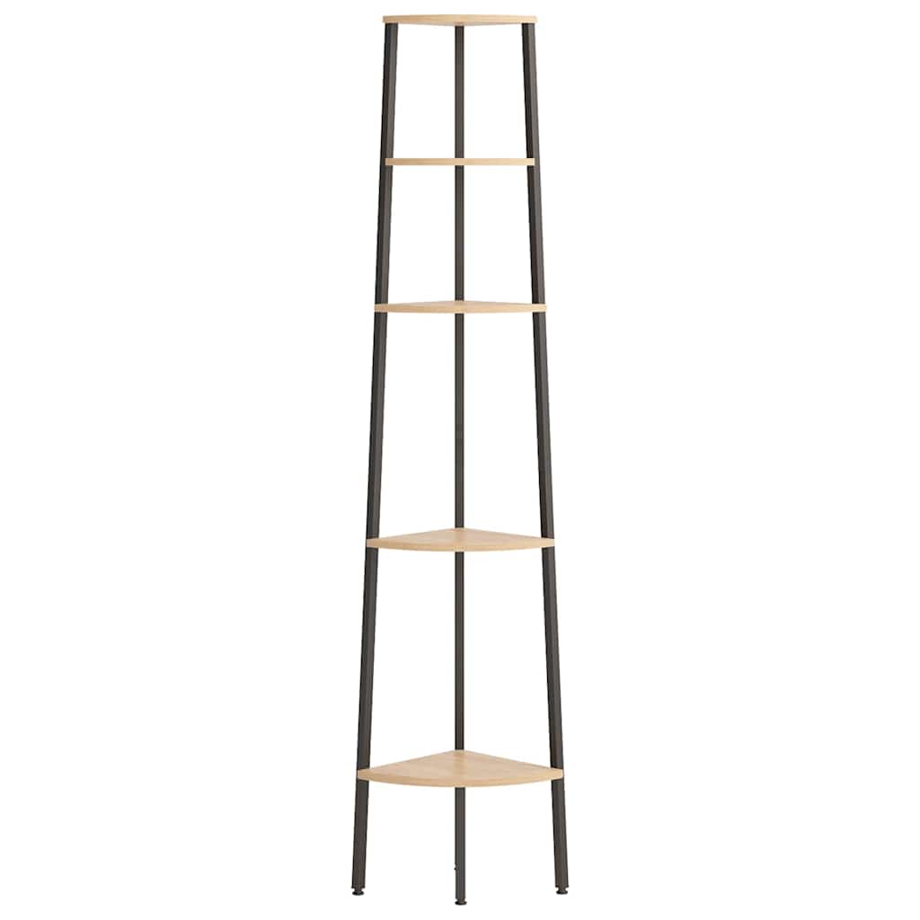 Scaffale Angolare 5 Livelli 45,5x31,5x180 cm