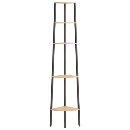Scaffale Angolare 5 Livelli 45,5x31,5x180 cm