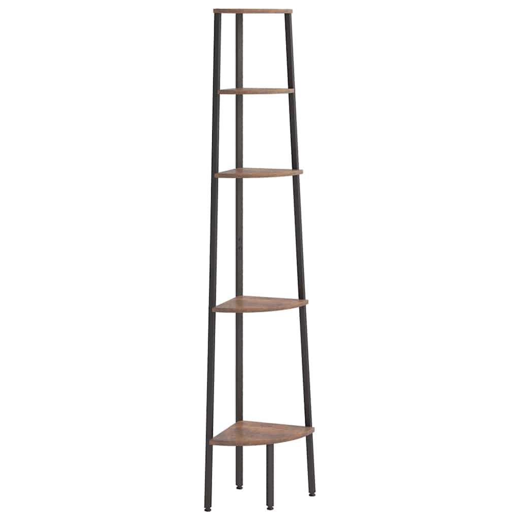 Scaffale Angolare 5 Livelli 45,5x31,5x180 cm
