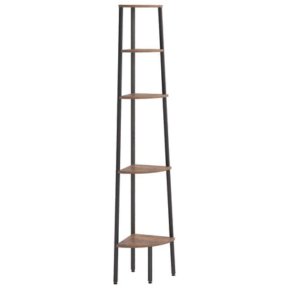 Scaffale Angolare 5 Livelli 45,5x31,5x180 cm