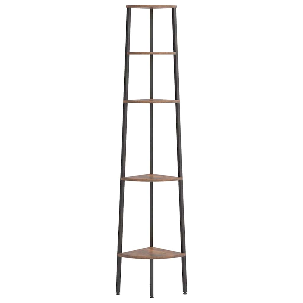 Scaffale Angolare 5 Livelli 45,5x31,5x180 cm