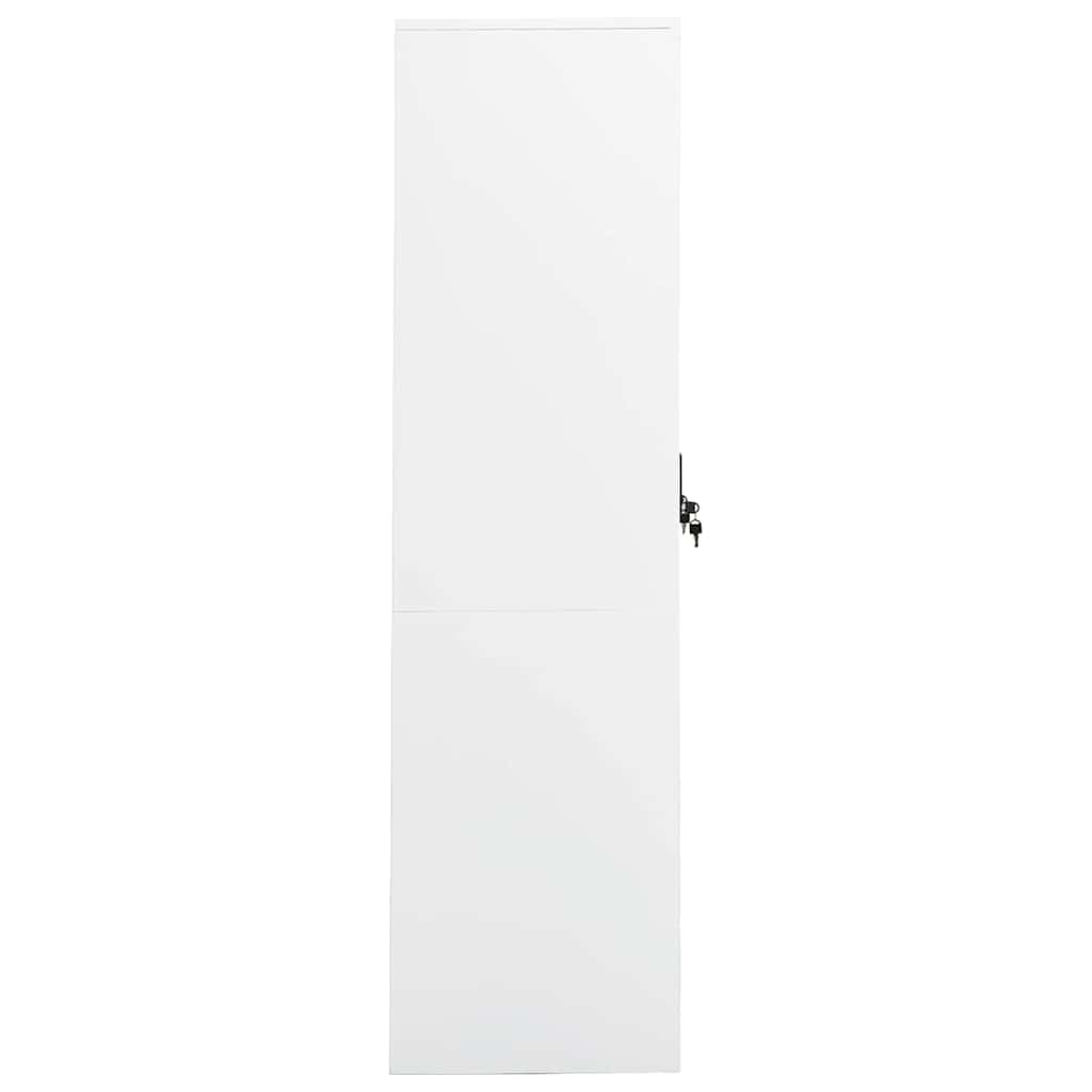Armadio Bianco 80x50x180 cm in Acciaio