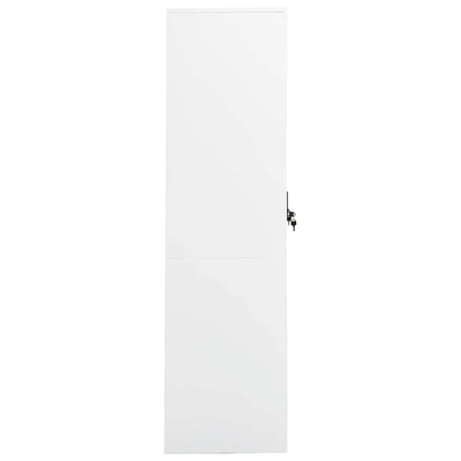Armadio Bianco 80x50x180 cm in Acciaio