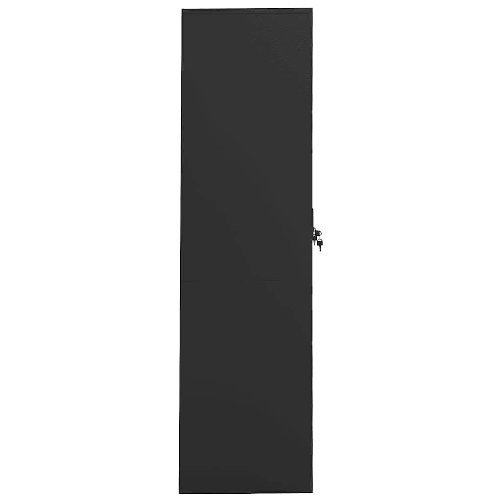 Armadio Antracite 80x50x180 cm in Acciaio | homemem39