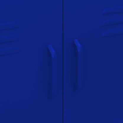 Armadietto Blu Marino 80x35x101,5 cm in Acciaio