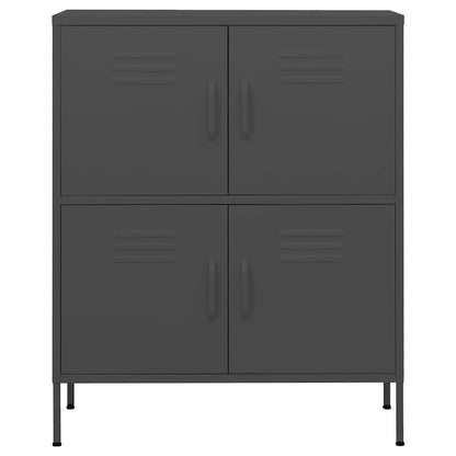 Armadietto Antracite 80x35x101,5 cm in Acciaio