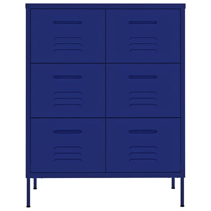 Cassettiera 80x35x101,5 cm in Acciaio