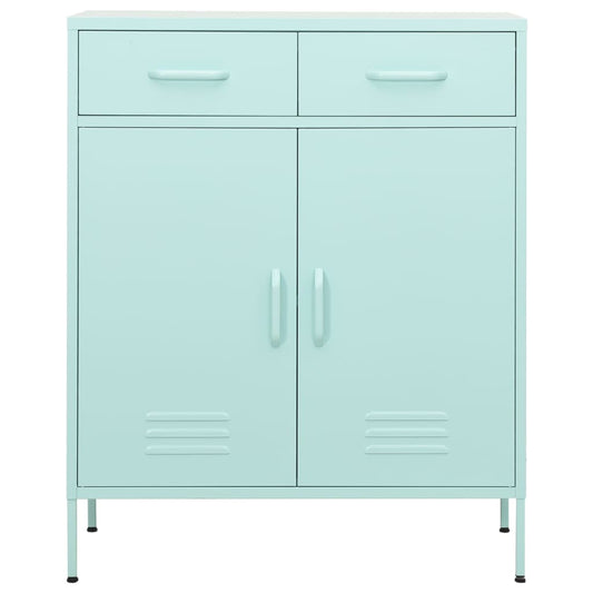 Armadietto Menta 80x35x101,5 cm in Acciaio - homemem39