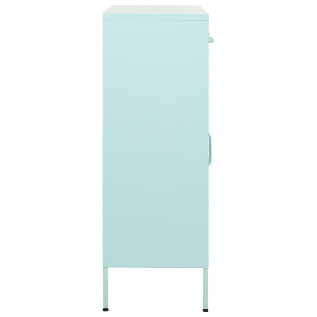 Armadietto Menta 80x35x101,5 cm in Acciaio | homemem39