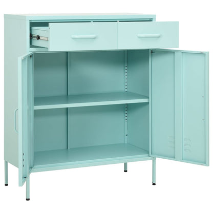 Armadietto Menta 80x35x101,5 cm in Acciaio | homemem39