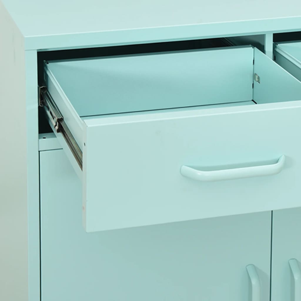 Armadietto Menta 80x35x101,5 cm in Acciaio | homemem39