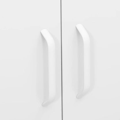 Armadietto Bianco 80x35x101,5 cm in Acciaio | homemem39