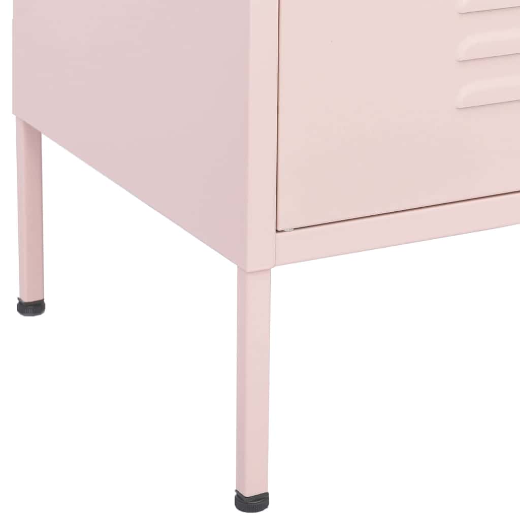 Armadietto Rosa 80x35x101,5 cm in Acciaio