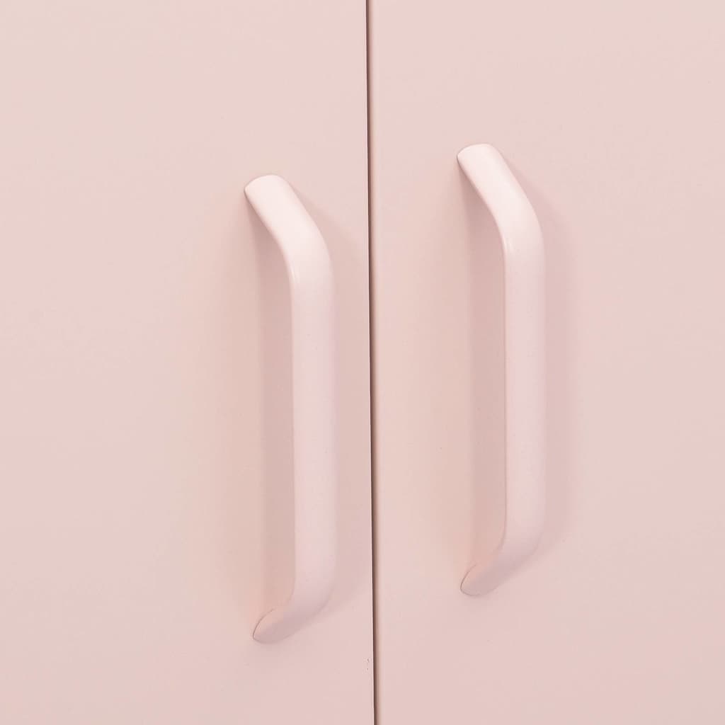 Armadietto Rosa 80x35x101,5 cm in Acciaio
