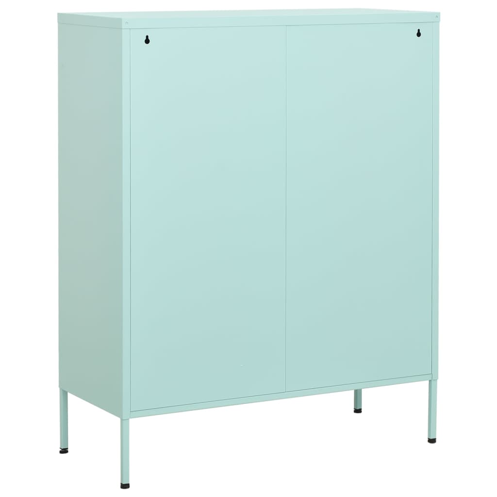 Armadietto Menta 80x35x101,5 cm in Acciaio | homemem39