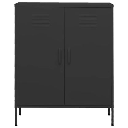 Armadietto Antracite 80x35x101,5 cm in Acciaio | homemem39