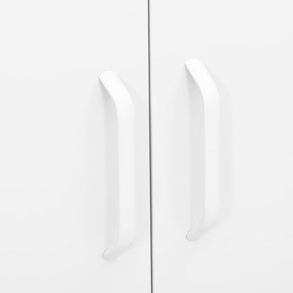 Armadietto Bianco 80x35x101,5 cm in Acciaio - homemem39