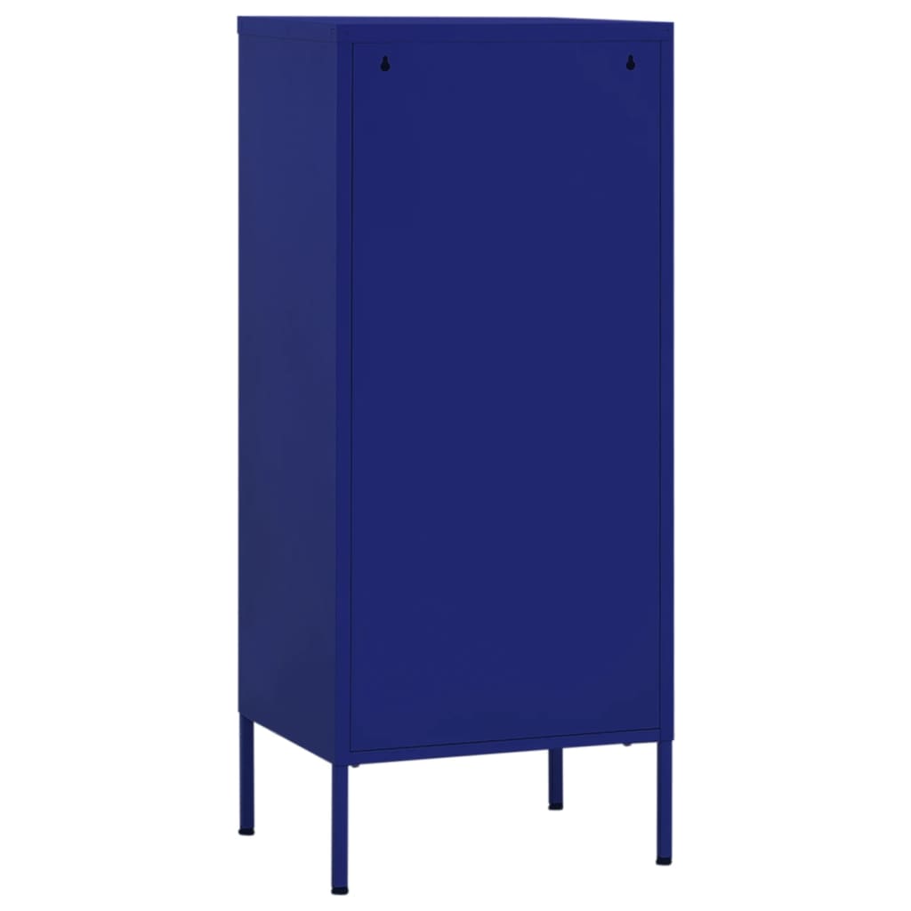 Armadietto Blu Marino 42,5x35x101,5 cm in Acciaio