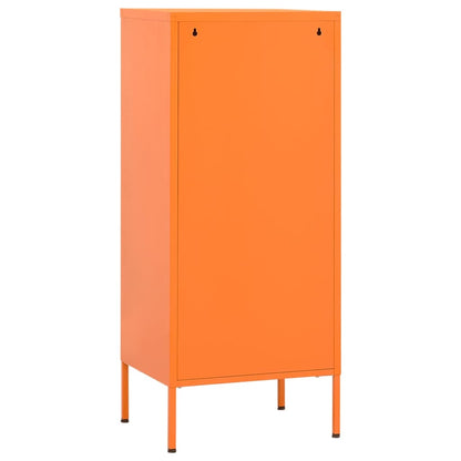 Armadietto Arancione 42,5x35x101,5 cm in Acciaio | homemem39