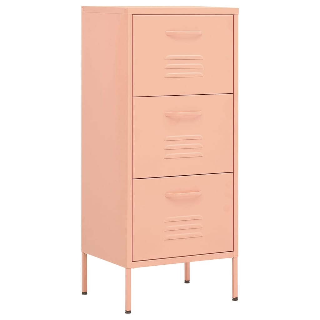Armadietto Rosa 42,5x35x101,5 cm in Acciaio