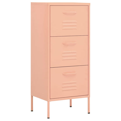 Armadietto Rosa 42,5x35x101,5 cm in Acciaio