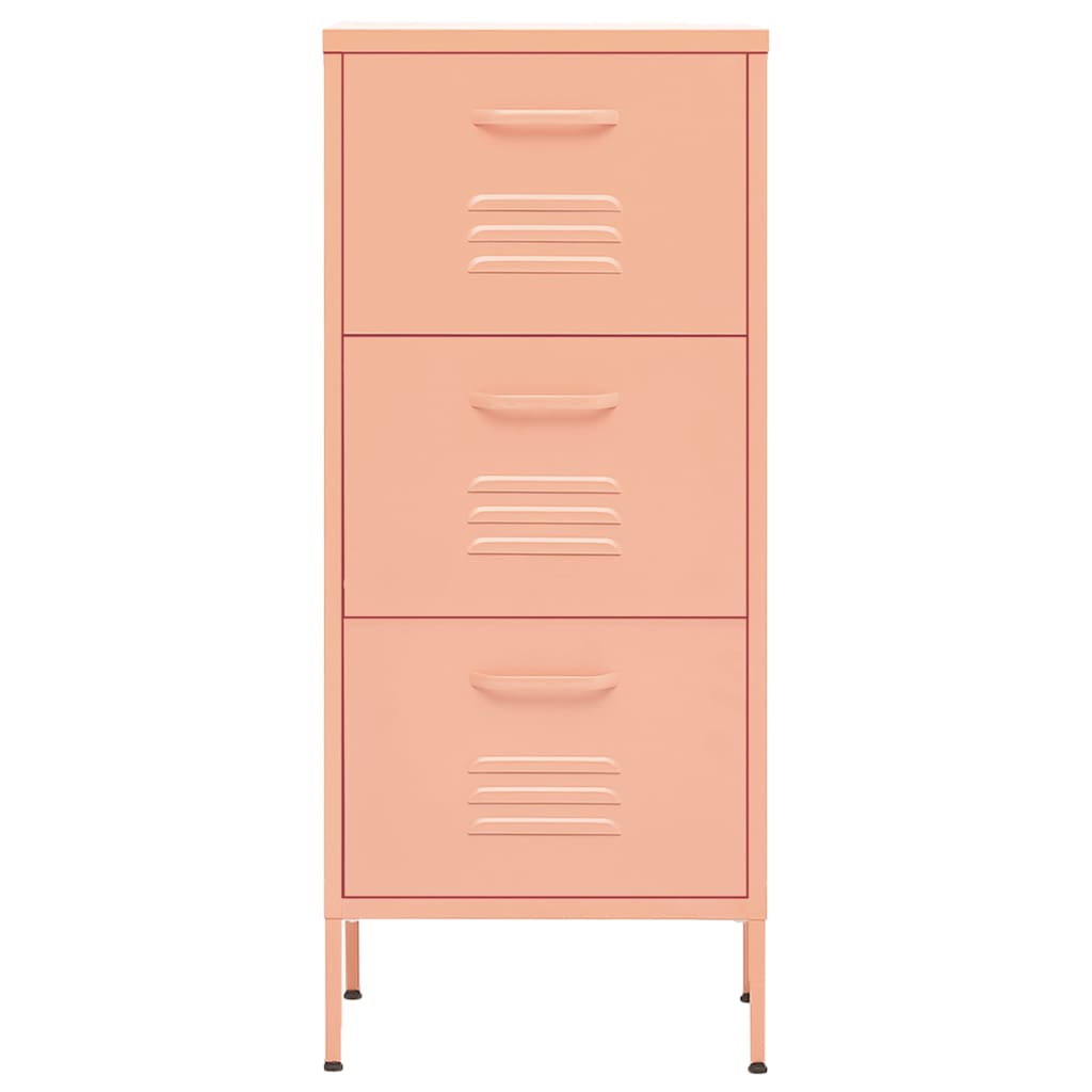 Armadietto Rosa 42,5x35x101,5 cm in Acciaio