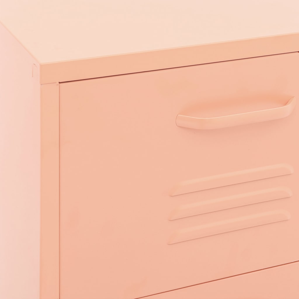 Armadietto Rosa 42,5x35x101,5 cm in Acciaio
