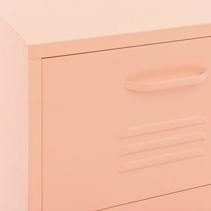 Armadietto Rosa 42,5x35x101,5 cm in Acciaio