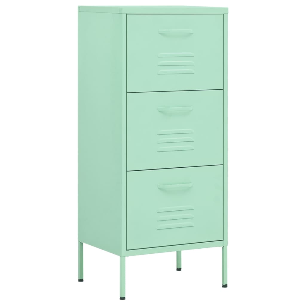 Armadietto Menta 42,5x35x101,5 cm in Acciaio | homemem39