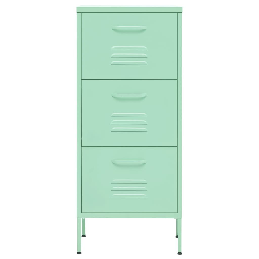 Armadietto Menta 42,5x35x101,5 cm in Acciaio | homemem39