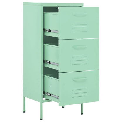Armadietto Menta 42,5x35x101,5 cm in Acciaio | homemem39