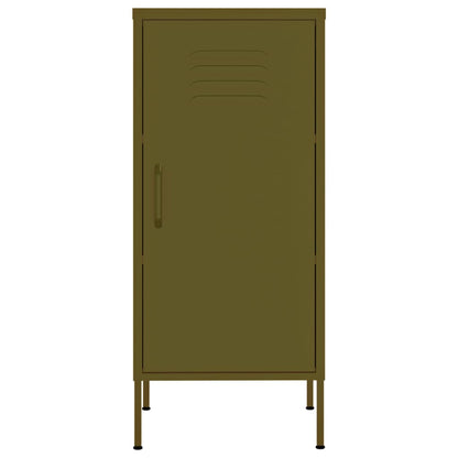 Armadietto Verde Oliva 42,5x35x101,5 cm in Acciaio | homemem39