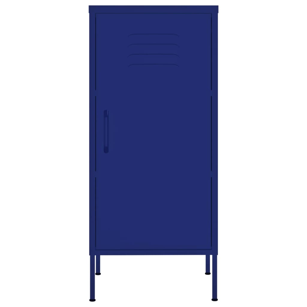 Armadietto Blu Marino 42,5x35x101,5 cm in Acciaio | homemem39