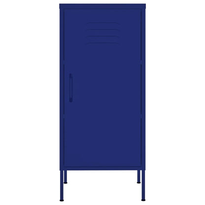 Armadietto Blu Marino 42,5x35x101,5 cm in Acciaio | homemem39