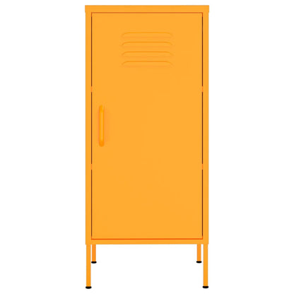 Armadietto Giallo Senape 42,5x35x101,5 cm in Acciaio