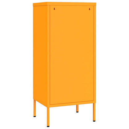 Armadietto Giallo Senape 42,5x35x101,5 cm in Acciaio