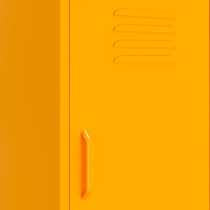 Armadietto Giallo Senape 42,5x35x101,5 cm in Acciaio | homemem39