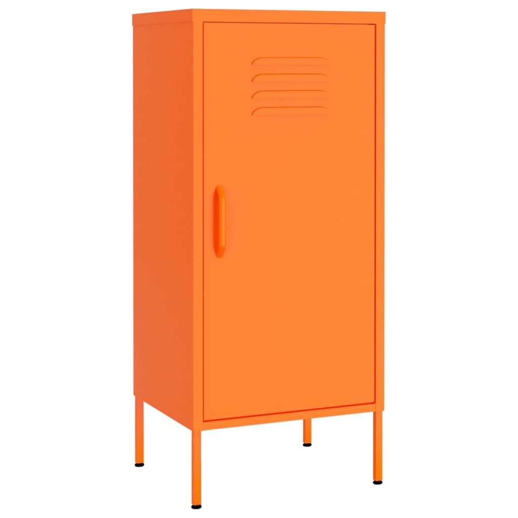 Armadietto Arancione 42,5x35x101,5 cm in Acciaio