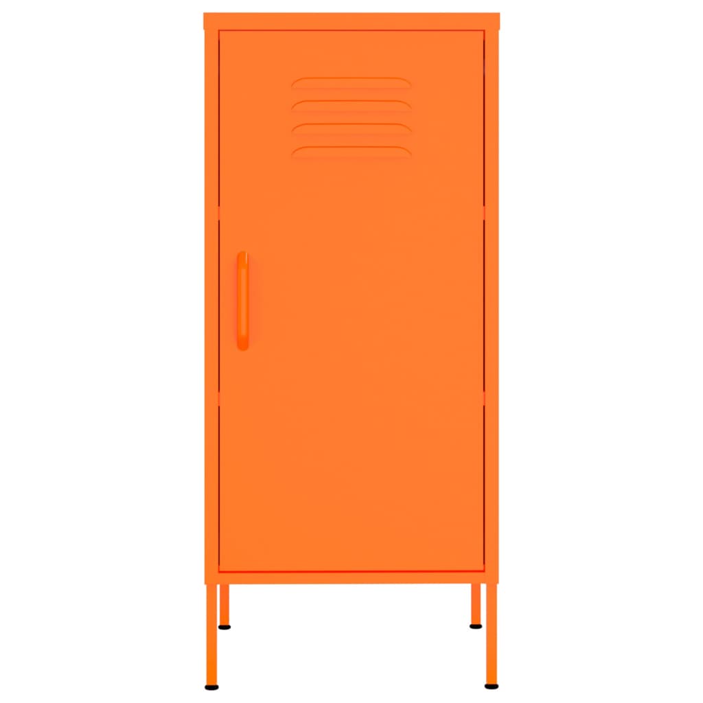 Armadietto Arancione 42,5x35x101,5 cm in Acciaio | homemem39