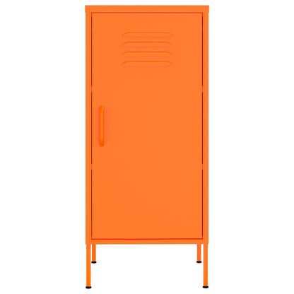 Armadietto Arancione 42,5x35x101,5 cm in Acciaio